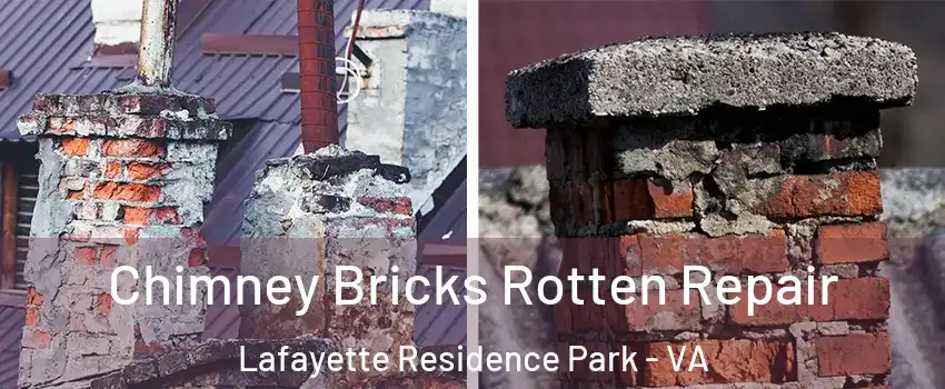 Chimney Bricks Rotten Repair Lafayette Residence Park - VA