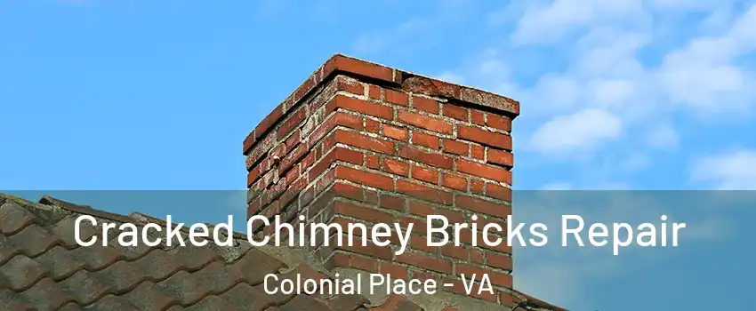 Cracked Chimney Bricks Repair Colonial Place - VA