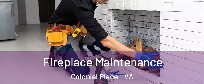 Fireplace Maintenance Colonial Place - VA