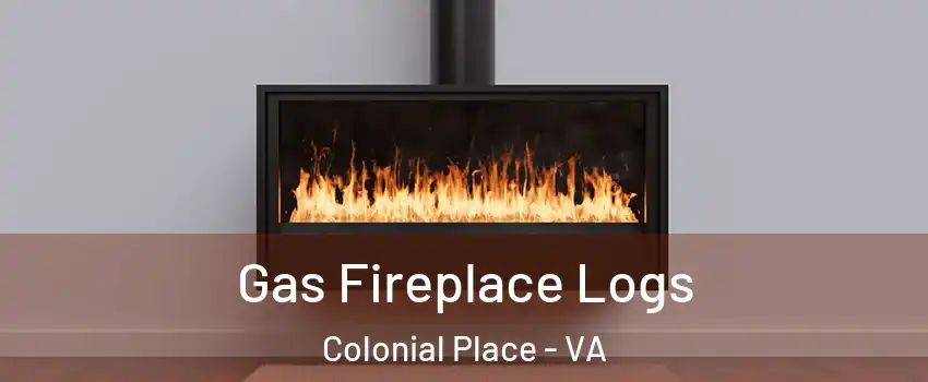 Gas Fireplace Logs Colonial Place - VA