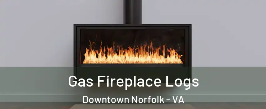 Gas Fireplace Logs Downtown Norfolk - VA