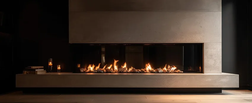 Gas Fireplace Ember Bed Design Services in Chesterfield Heights Historic District, Virginia