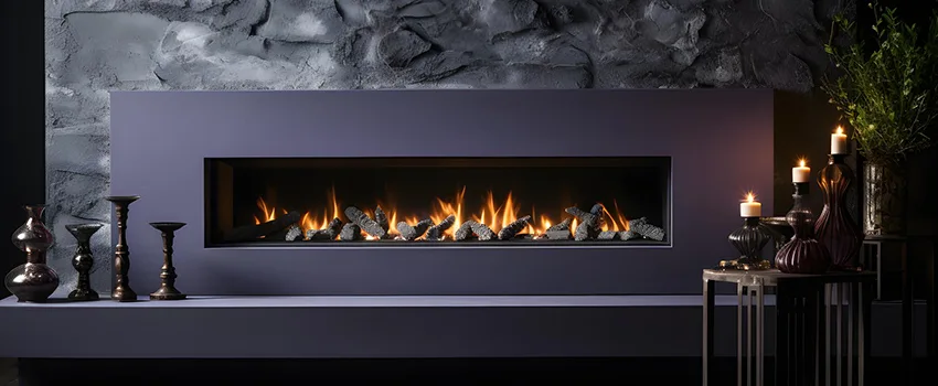 Ember Bed for Ventless Gas Fireplace in Chesterfield Heights Historic District, VA