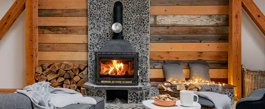 Thelin Hearth Products Direct Vent Gas Stove Fireplace Inspection in Naval Station Norfolk, Virginia