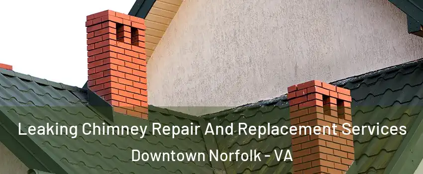 Leaking Chimney Repair And Replacement Services Downtown Norfolk - VA