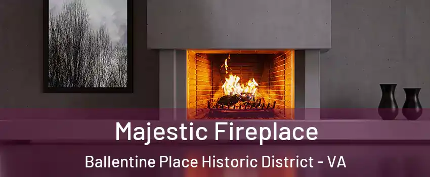 Majestic Fireplace Ballentine Place Historic District - VA