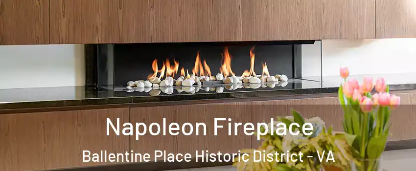 Napoleon Fireplace Ballentine Place Historic District - VA