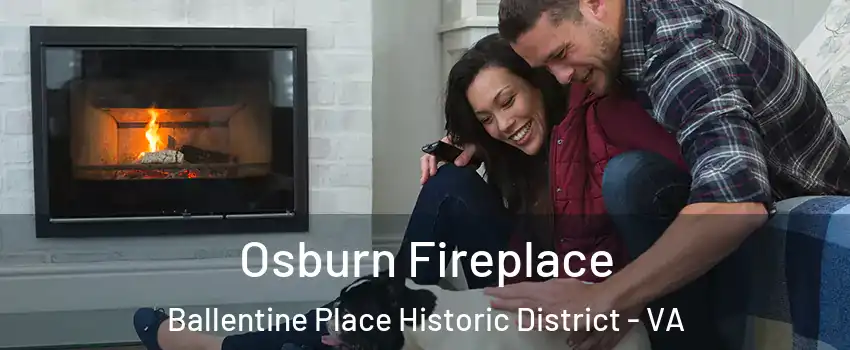 Osburn Fireplace Ballentine Place Historic District - VA