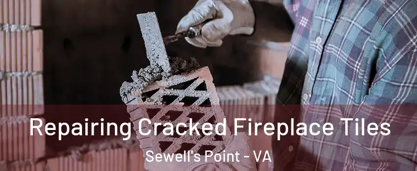 Repairing Cracked Fireplace Tiles Sewell's Point - VA