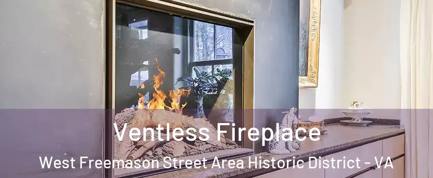 Ventless Fireplace West Freemason Street Area Historic District - VA